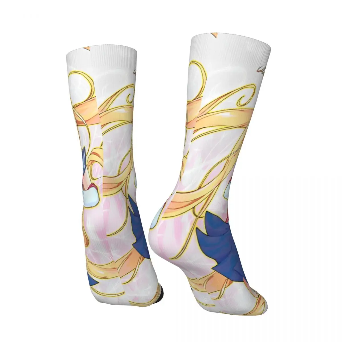 Calcetines Sailors Moon, medias coreanas, calcetines antideslizantes de invierno para adultos y hombres, calcetines de escalada con gráficos suaves