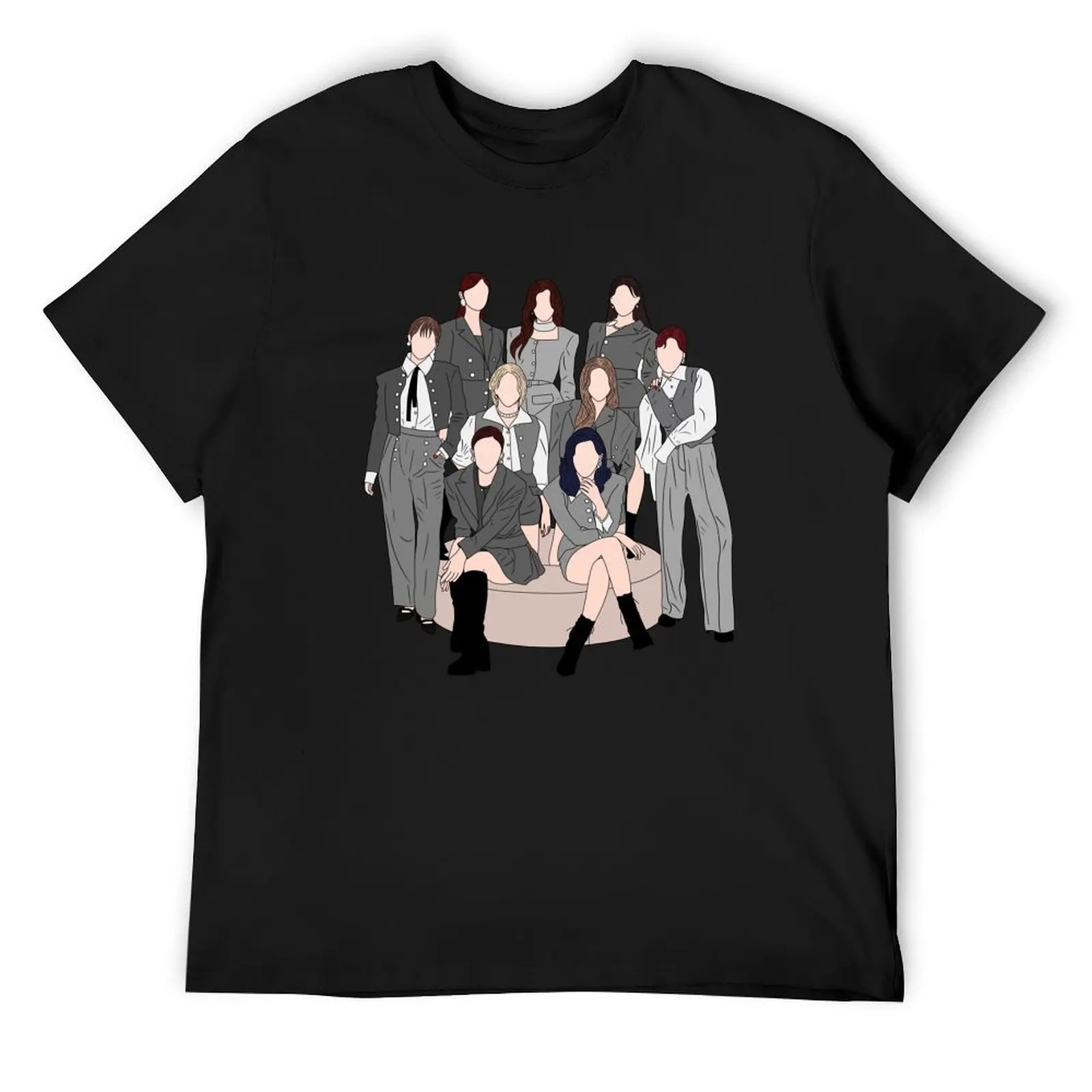 

TWICE EYES WIDE OPEN T-Shirt boys whites Anime t-shirt sports fans mens cotton t shirts