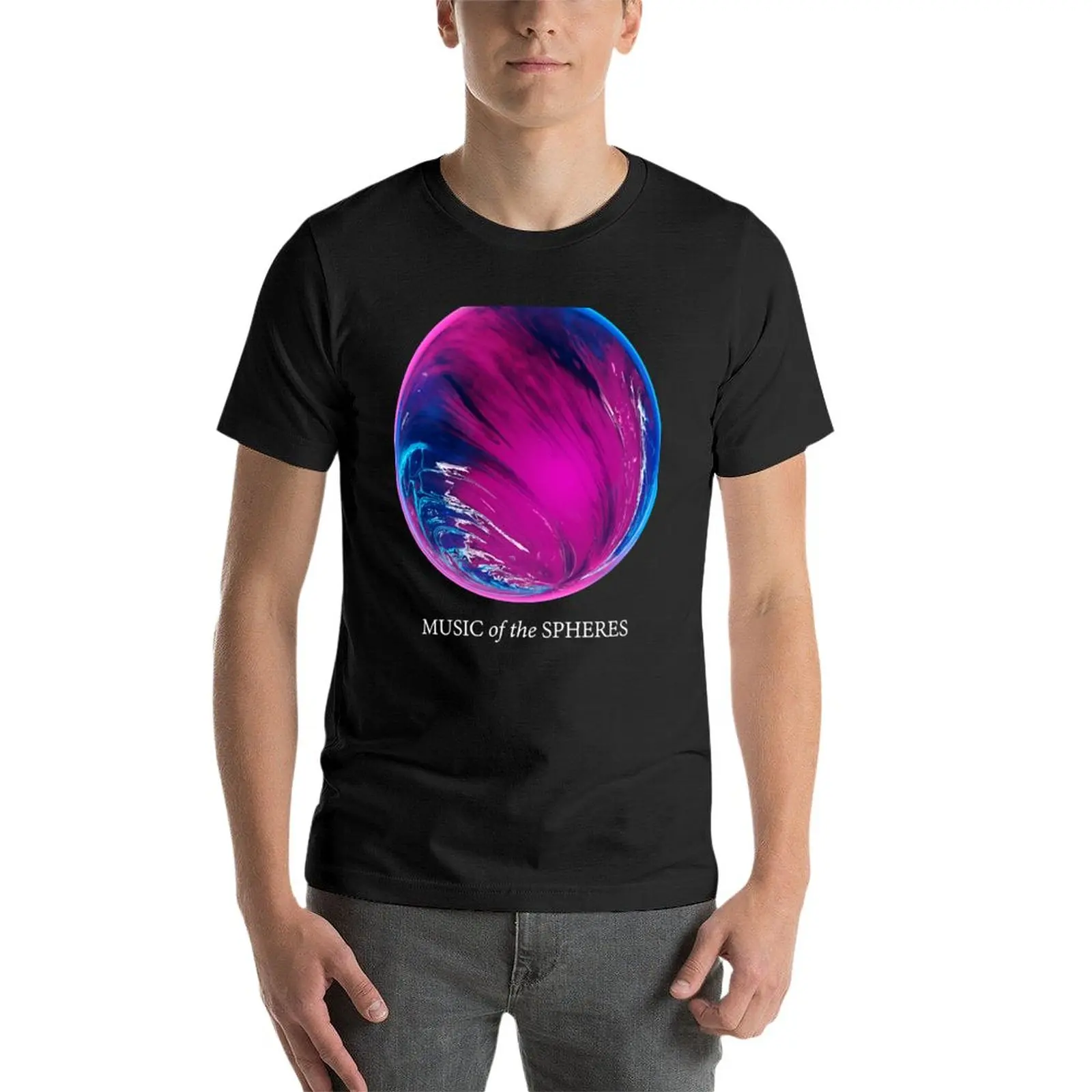 New Music of the Spheres T-Shirt cat shirts custom t shirts design your own t shirt man Short sleeve mens graphic t-shirts pack