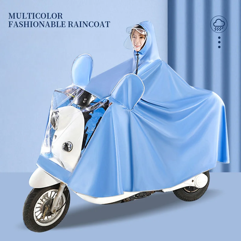 Raincoat Thickening and Lengthening Electric Vehicle Motorcycle Battery Car Raincoat Adult Men and Women Full body Explosion