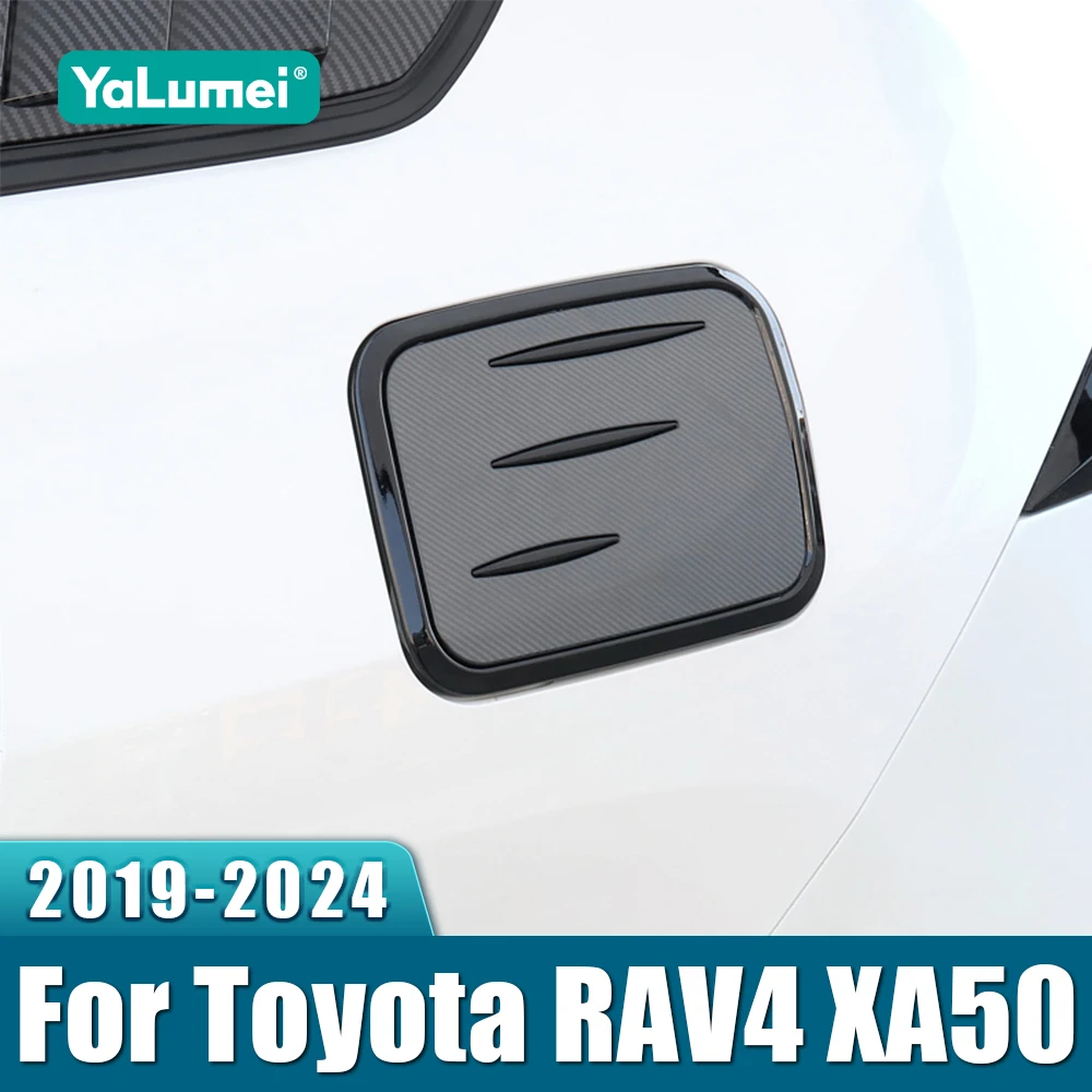 Für Toyota RAV4 XA50 2019 2020 2021 2022 2023 2024 2025 RAV 4 Auto Kraftstoff Tank Abdeckung Öl Kappe Trim fall Aufkleber Außen Zubehör
