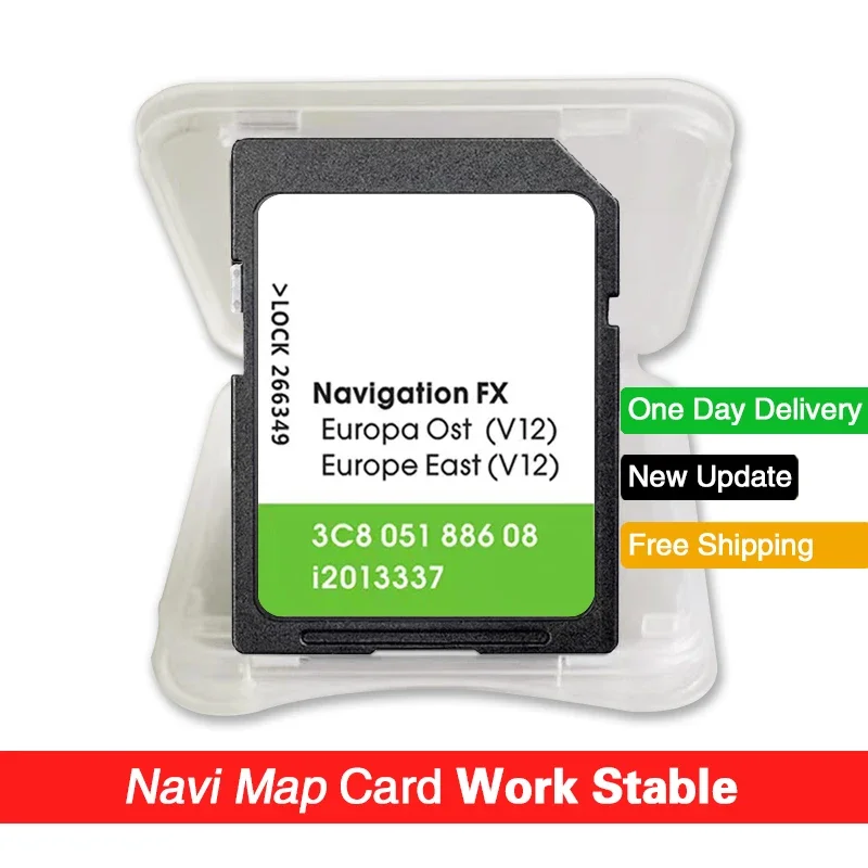 

for VW FX V12 East Ost Europa RNS310 Sat Nav Card Full Capacity SD Map Card