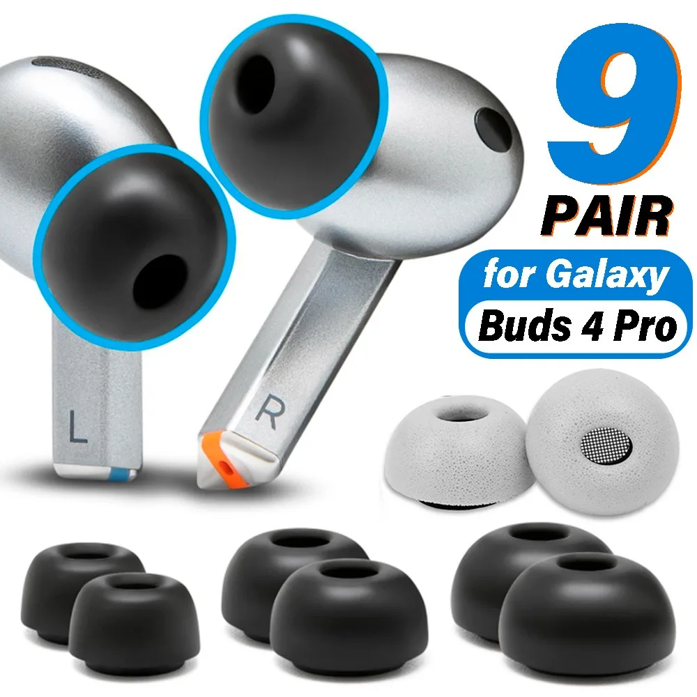 Für Galaxy Buds4 Pro In-Ear Bluetooth-Kopfhörer Ersatz-Ohrstöpsel für Samsung Galaxy Buds4 Pro Memory-Schaumstoff-Ohrpolster