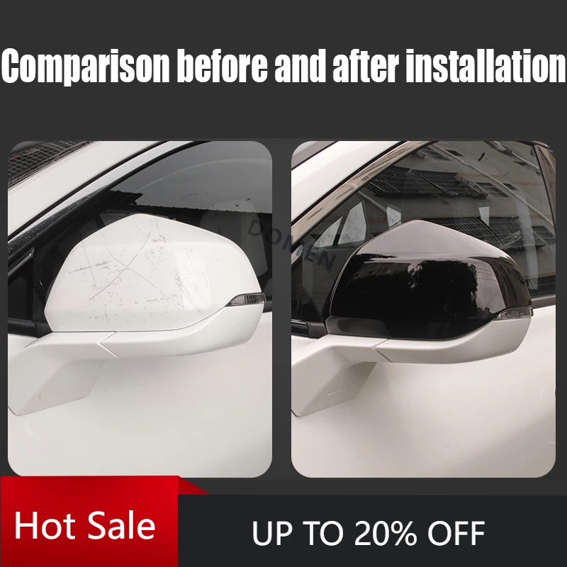 DOMEN New Modified Rearview Mirror Protective Cover Automotive Exterior Decoration Accessories For Ford Taurus/Mondeo‌ 2022 2023
