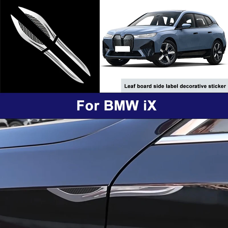 

Suitable For BMW iX car side blade stickers, car body external scratch protection decorative strip accessories