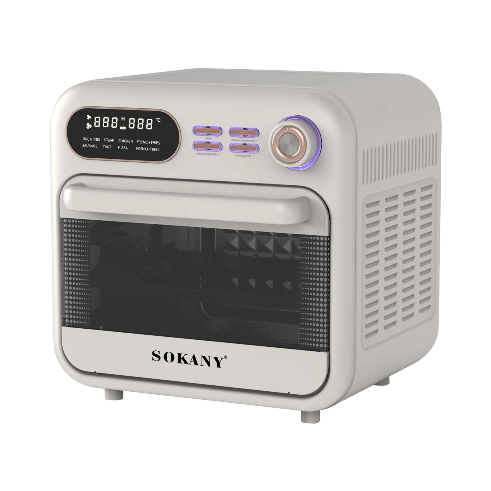 Sokany  New 15L 18L Air Fryer Oven Digital Display Temperature Control Smart Air Fryer With Air Fryer Liner