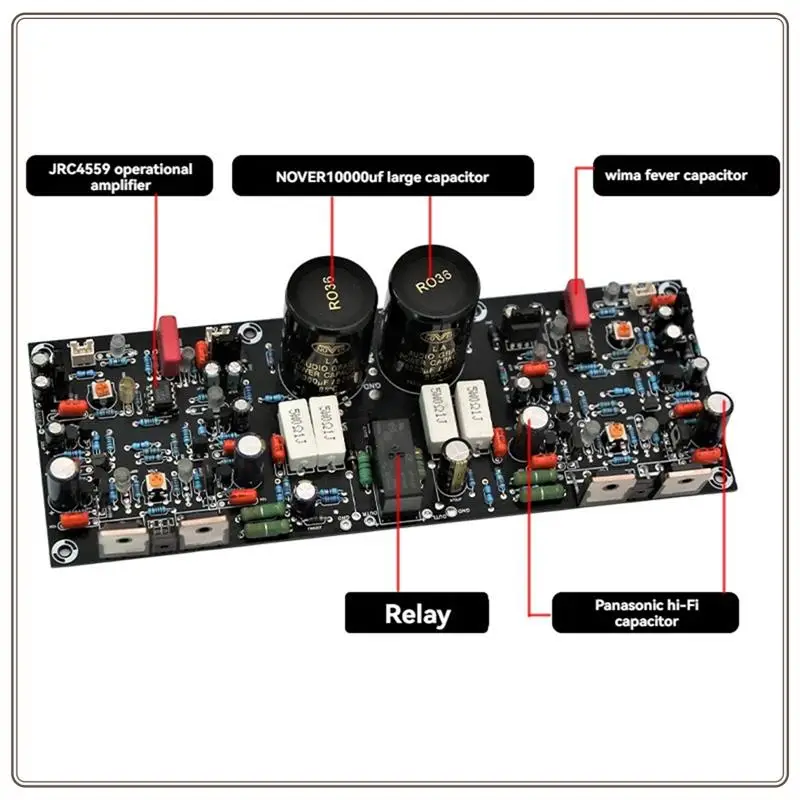 

Reliable-Dual Channel Class A And B SF60 Super Amplifier Board - High-Power, Fever Grade With LM3886 And TDA7293,Dual Channel Cl