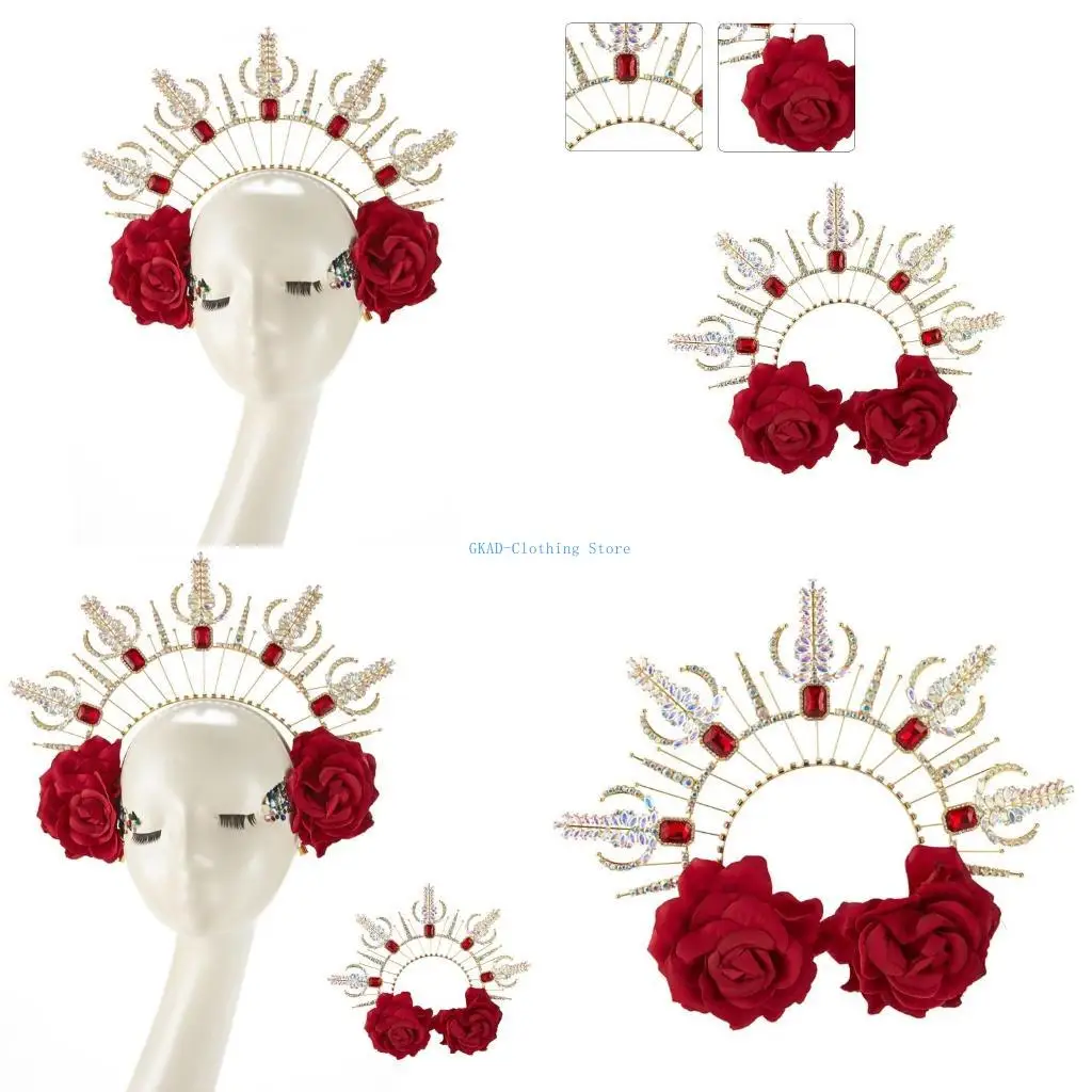 

N0PE Teen New Year Cosplay Hair Hoop Angel Headband Performance Hair Decor