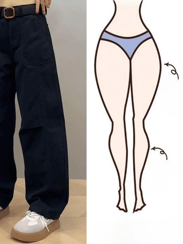 

Джинсы с высокой талией и прямыми штанинами, женские, свободного кроя, больших размеров, черные, из денима, осенняя мода