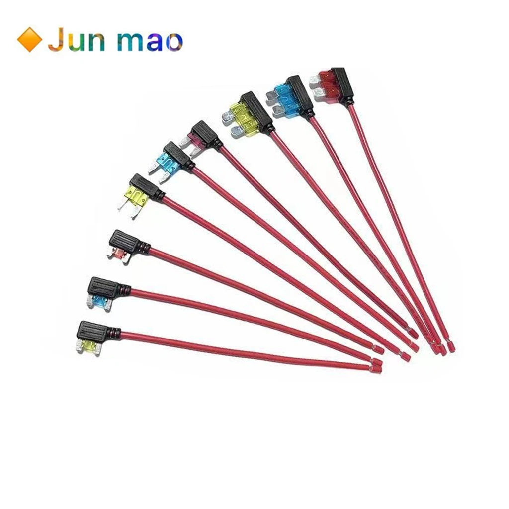 1/5pcs12V 5A 10A 15A 20A Car Fuse Holder Add-a-circuit TAP Adapter Micro Standard ATM APM Blade MINI Medium Simple Safety Device