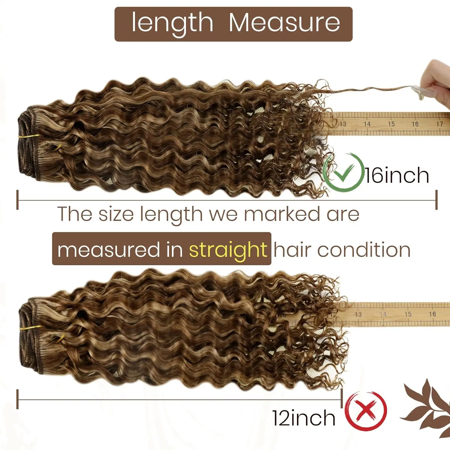 Clip In Human Hair Extensions 7Pcs/Set Water Wave Remy Hair Full Head Hair Clips Extensions Human Hair For Woman 16-28Inch