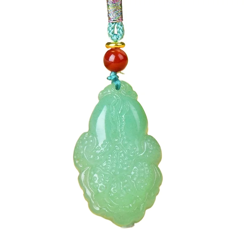 Natural Exquisite Dongling Jade Baicai Pendant, Personalized Baicai Return Pendant for Men and Women