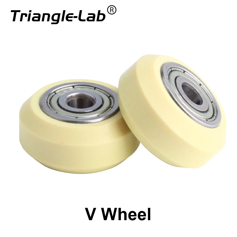 Trianglelab Kevlar reinforced self-lubricating wear-resistant V Wheel for voron prusa MK3S ender 3 cr-10 3D Printer