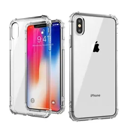 High Transparent Protection Cover For Iphone 16 14 13 12 11 Pro Max Drop Protection Clear Soft TPU Case XR X XS MAX 15 Plus