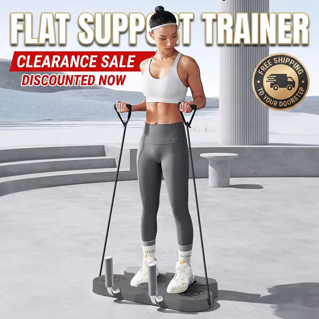 Professionelle Graue Plank-Stütze - Ellbogenstütze für Bauchmuskeltraining, Rückenübung, Home Fitness - Rutschfest, Zusammenklappbar