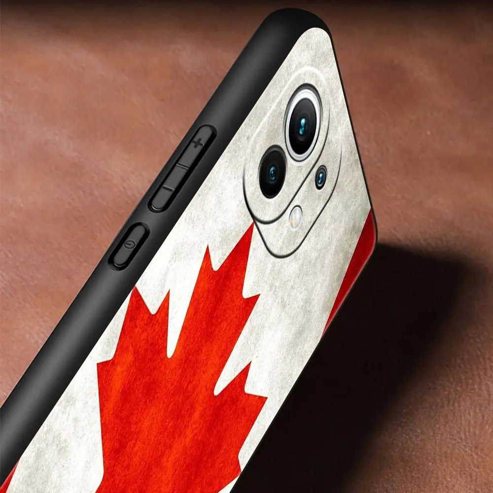 Canada Canadian Flag CA Leaf Phone Case For Xiaomi Poco X3 NFC M3 M4 F4 X4 Pro 5G F3 GT Mi 12 11T 10 9T 10T Lite 11 Ultra Cover