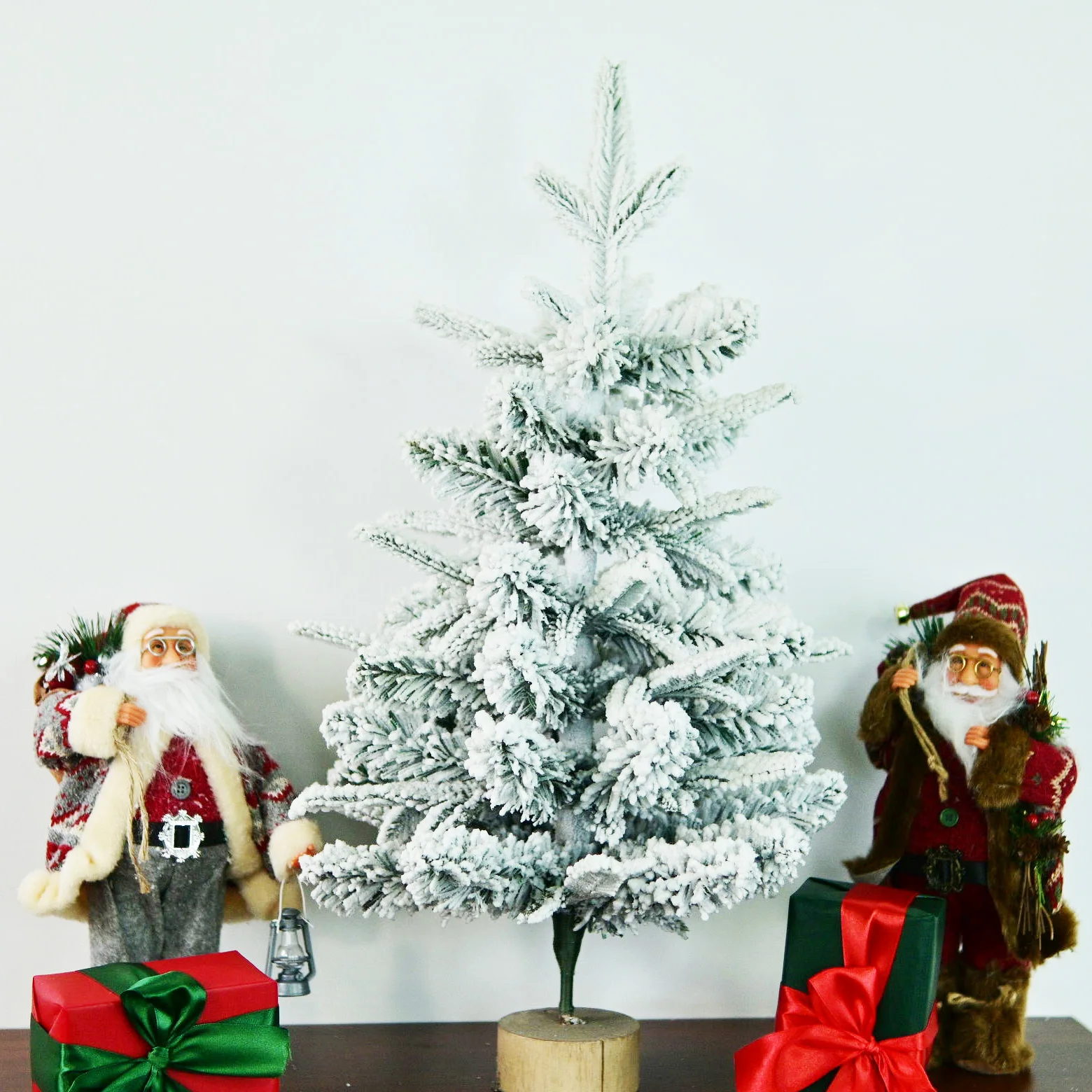 

Pe Mixed Flocked Christmas Tree Desktop Ornaments Holiday Gifts Home Decoration Cross-Border Hot Selling Manufacturer Direct Delivery Next Day Full Discount