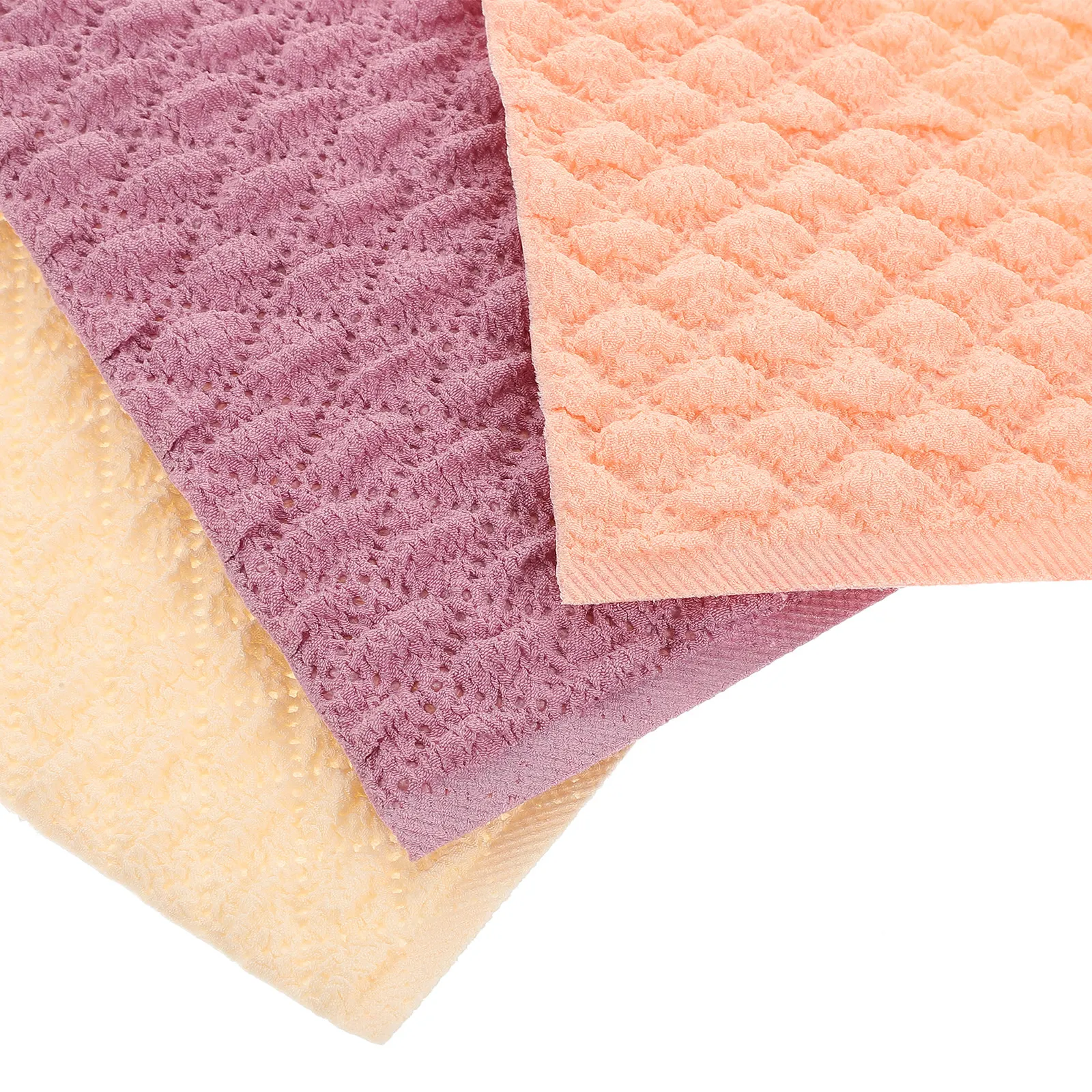 3Pcs Moonlight Dishcloths Highly Absorbent Thick Soft Reusable Cleaning Cloths for Kitchen Dishes Counters Greasy Messes