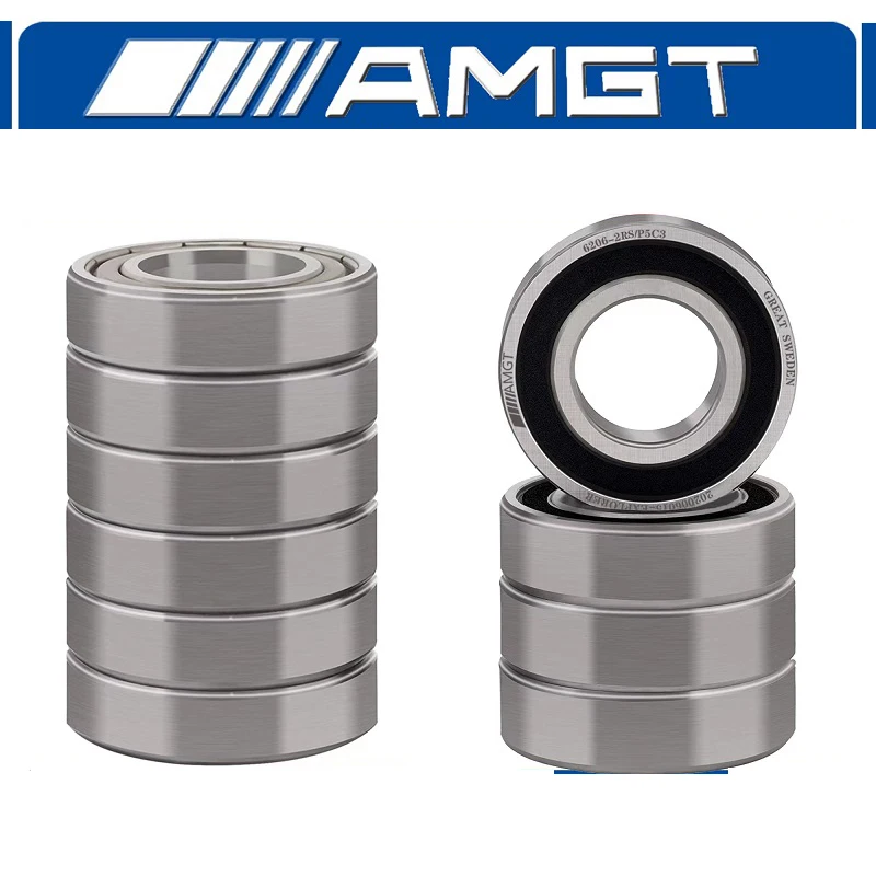 10PCS AMGT P5 High Performance Deep Groove Ball Bearing 608 623 625 688 6000 6200 6201 6202 6203 6204 6205 6206 6207 ZZ 2RS