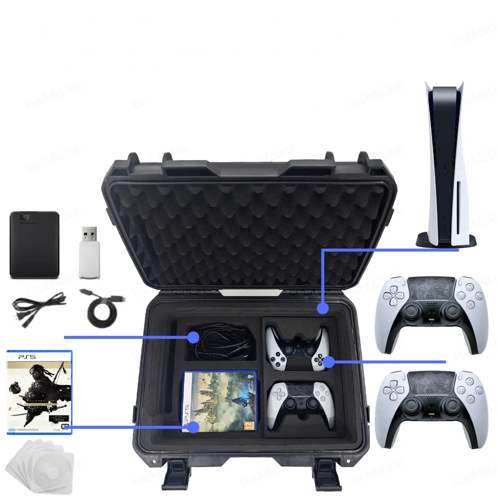 Carrying Bag For PS5 Handheld Game Console Storage Box Hard Shell Portable Travel Camping Case