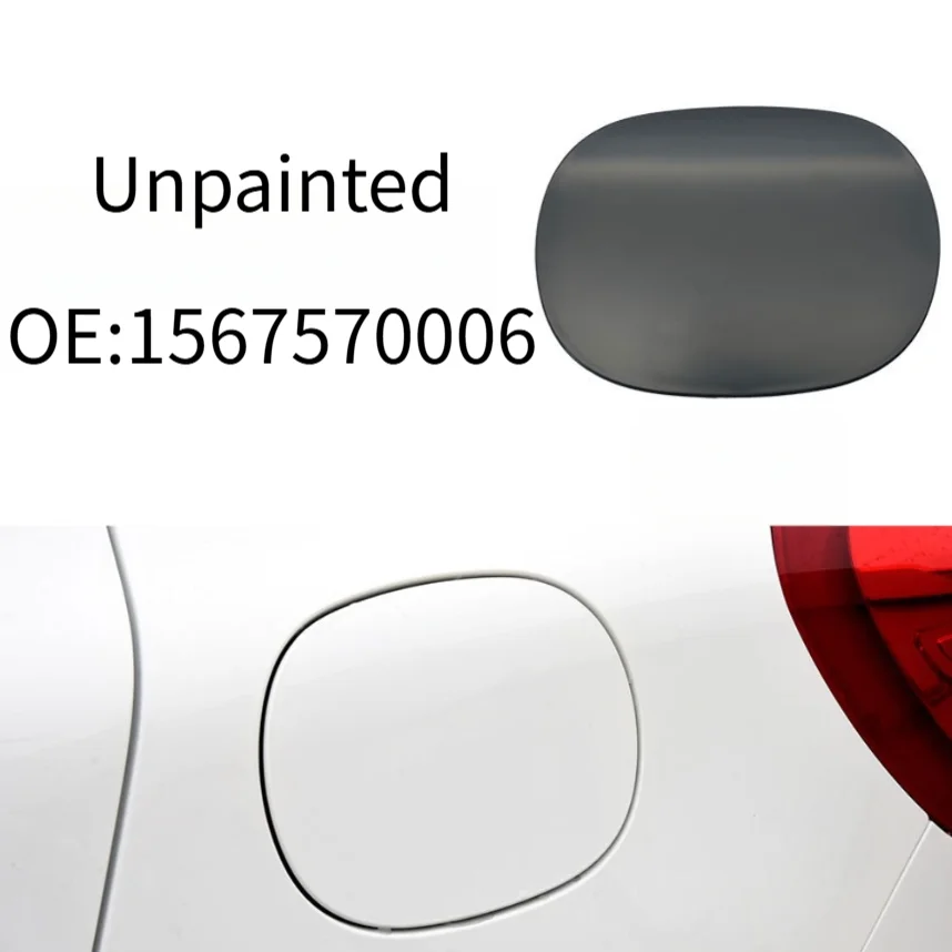 Unpainted Fuel Tank Cap For Mercedes For GLA Class For W156 2015-2019 Metal Gas Door Cover Replacement Part 1567570006