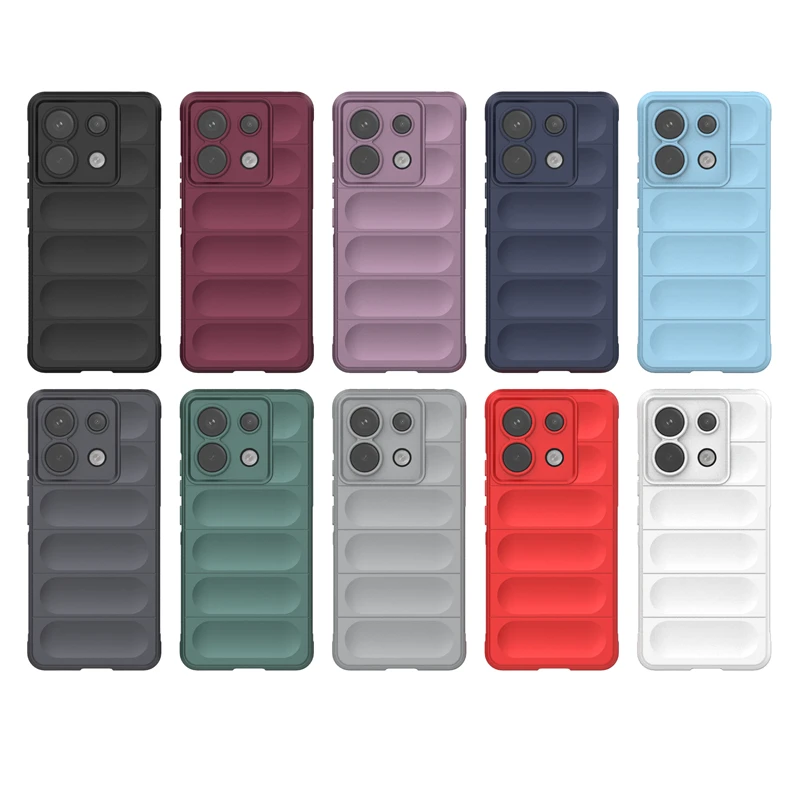 For Poco X6 5G Case Cover Xiaomi Poco X6 Pro 5G Capas Shockproof Colour Back Lens Protective Bumper Soft TPU Fundas Poco X6 5G image 2