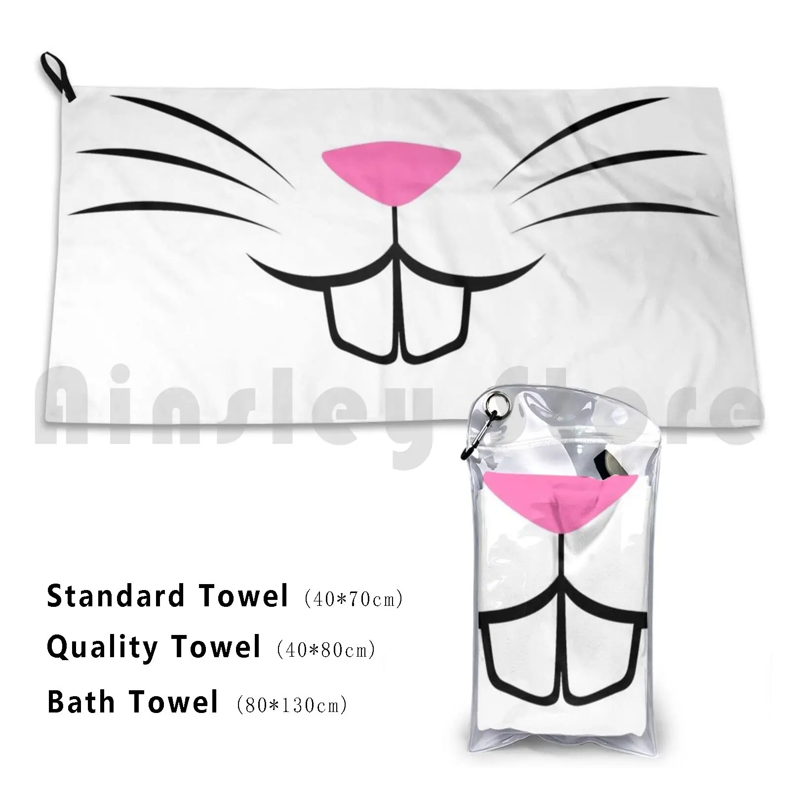 Towel Rabbit Nose Hat Rabbit Bunny Nose Rabbits Bunnies Pink Funny Teeth Tooth Whiskers