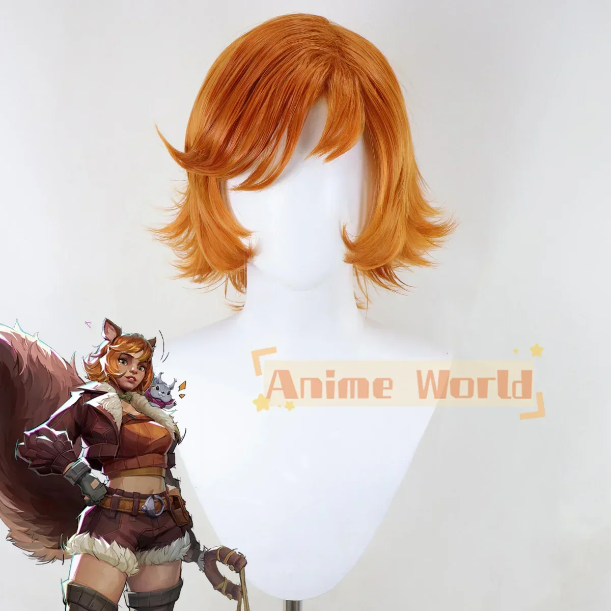 ライバルズ-シーアラーガール-イエロー-コスプレウィッグ-コスチューム-アニメ-パーティーウィッグ-ウィッグキャップ