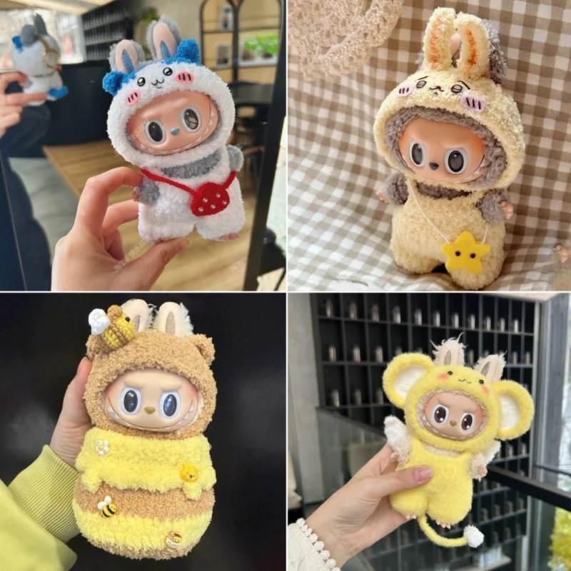 

Hot Labubu Doll Clothing Set Pendant Doll Clothing Decoration Doll Macaron Sweater Clothing Decoration Pendant Doll
