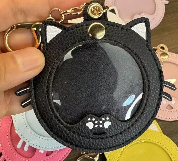 Kawaii Cat Shape Ita Bag Pins Badge Protector Case