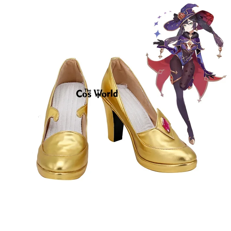 Mondstadt Astrologist Mona Megistus Games Customize Cosplay High Heel Shoes