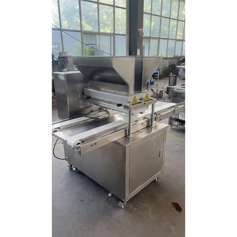Automatic Industrial High Productivity Two Color Small Donut Cake Maker Cup Cake Making Machine Production Line