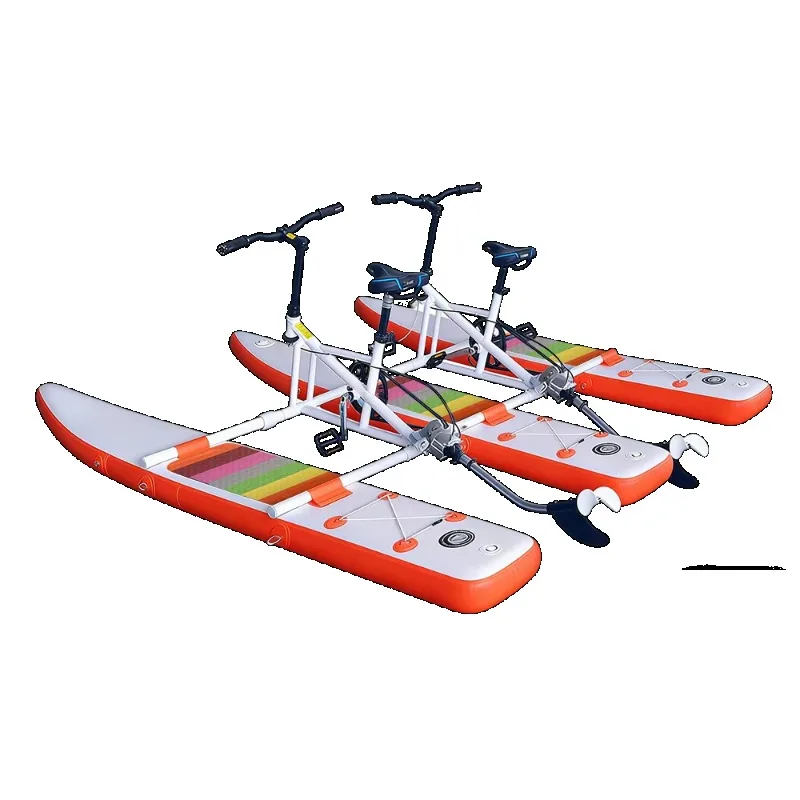 

Airo Favorite Foldable Propeller Water Bike With Integrated Molding Frame Easy to Install Pontoons Water Pedal Bike