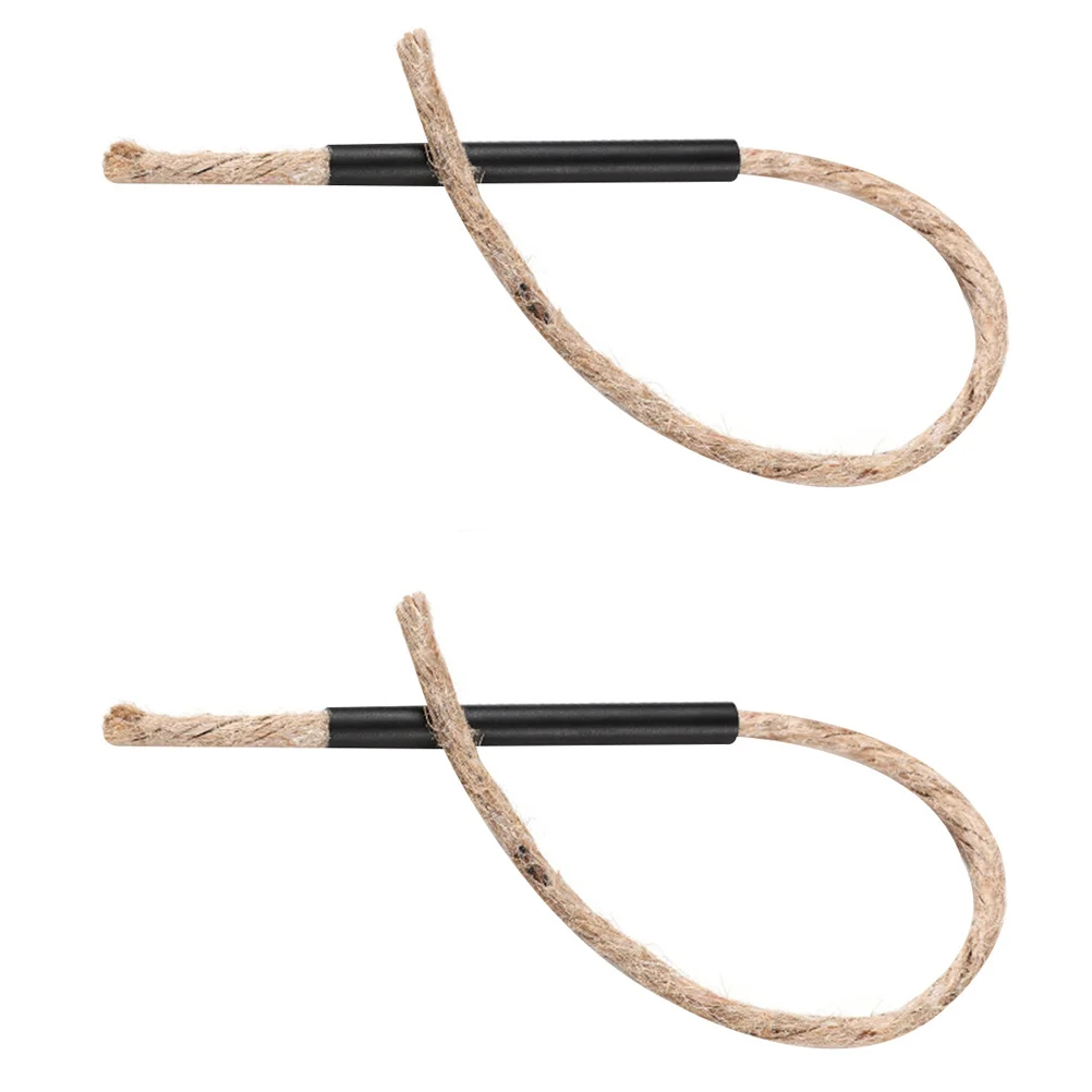 

2pcs Beeswax Rope Lighter Starter Fire Tool for Outdoor Camping Pit Bellow Wick Emergency Survival Gear