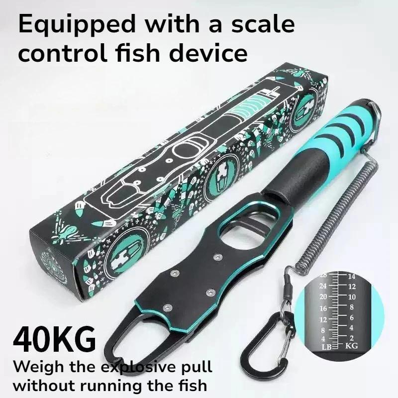 2026 Outdoor Angling Accessory Set, Extended Fish Grabber with Scale, Multifunctional Lure Fishing Pliers Combo