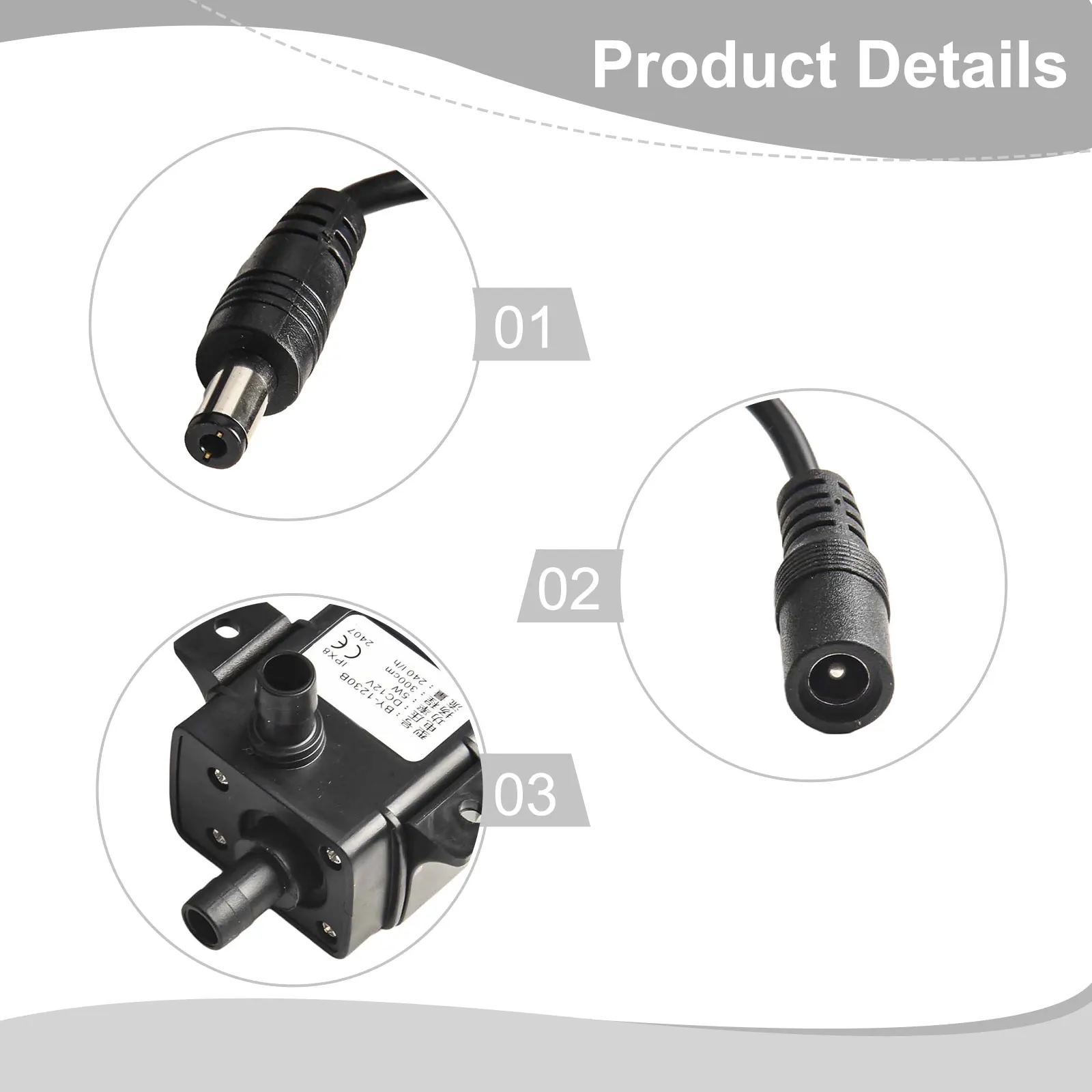 

Solar Water Pump 12V Circulating Fish Pond Filtration Oxygen Submersible Pumps Home Electric Improvement Accessories