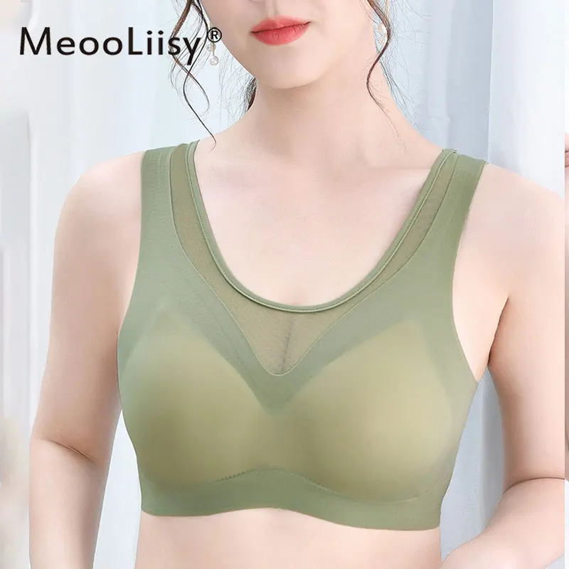 MeooLiisy Full Cup Tube Top Bras for Women No Wire Push Up Brassiere Beauty Back Comfortable Lingerie