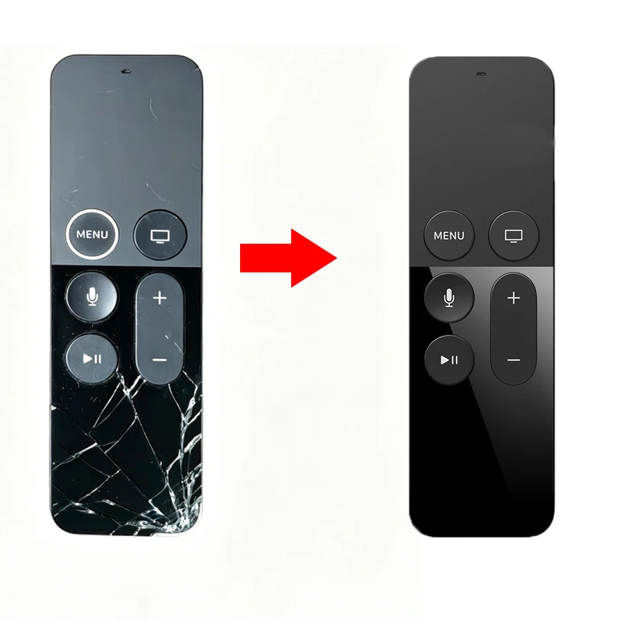 OEM Pulled Remote Control Panel Cover Parts for Apple TV HD 4K 1st 2nd 3rd Gen Siri Remote Internal Button Flex Replacement Case