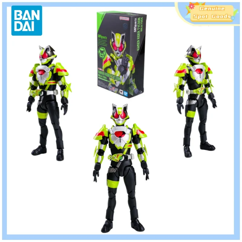 Genuine Bandai Kamen Rider SHF Tycoon Ninja Form Anime Action Figures Model Figure Toys Collectible Gift for Toys Hobbies Kids