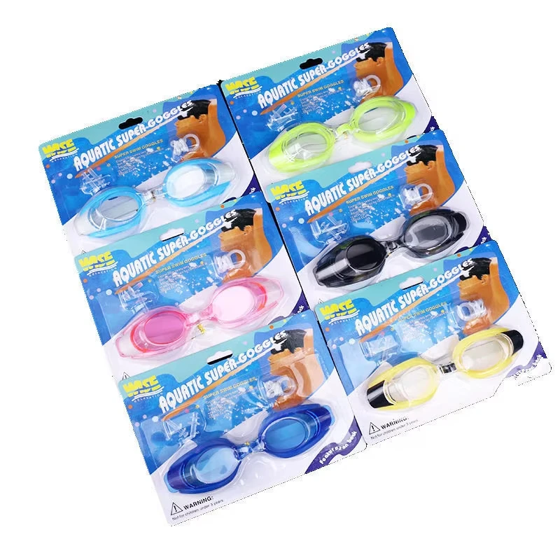 Gafas tácticas de natación infantil unisex HD antiniebla impermeables