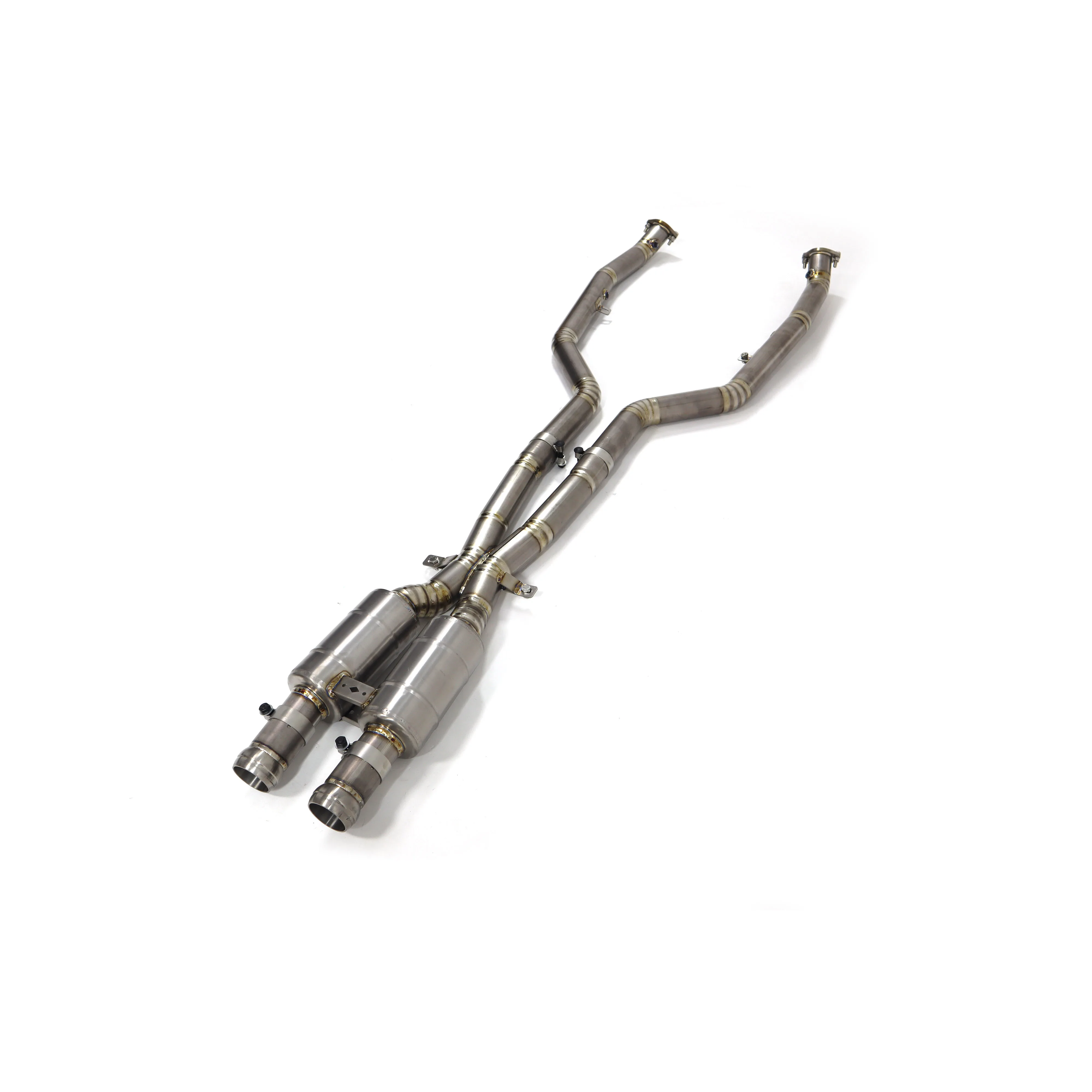 

OUCHI Titanium Alloy Exhaust Midpipe for BMW M3 E90 E92 Muffler With Valves Auto High Performance Tuning Pipes Parts