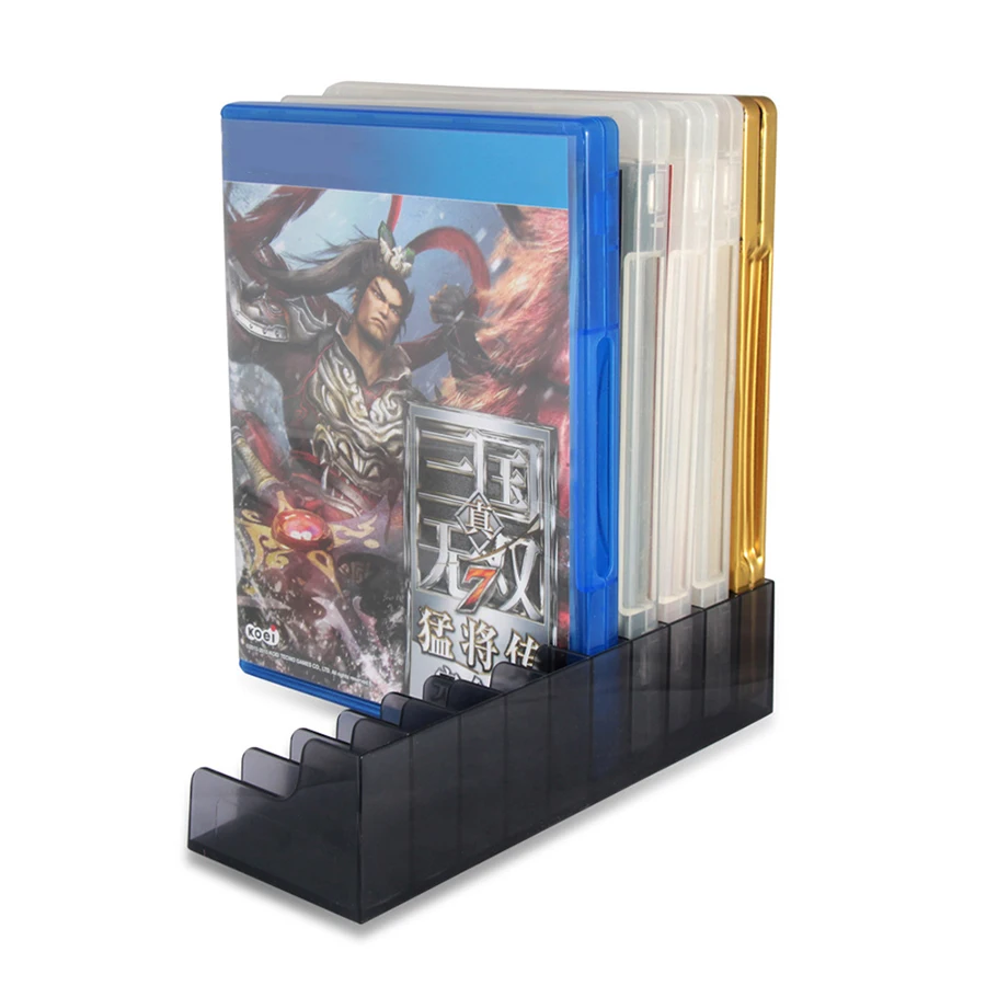 2 pcs set for Playstation4 PS4 PS5 Game CD Discs Storage Display Stand Bracket Holder Accessories for PS4 Slim Pro Game Disk Box