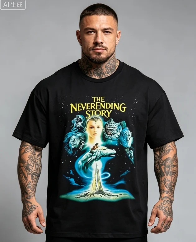 Fashion Street Night - Camiseta 2026 de estilo urbano, holgada,
