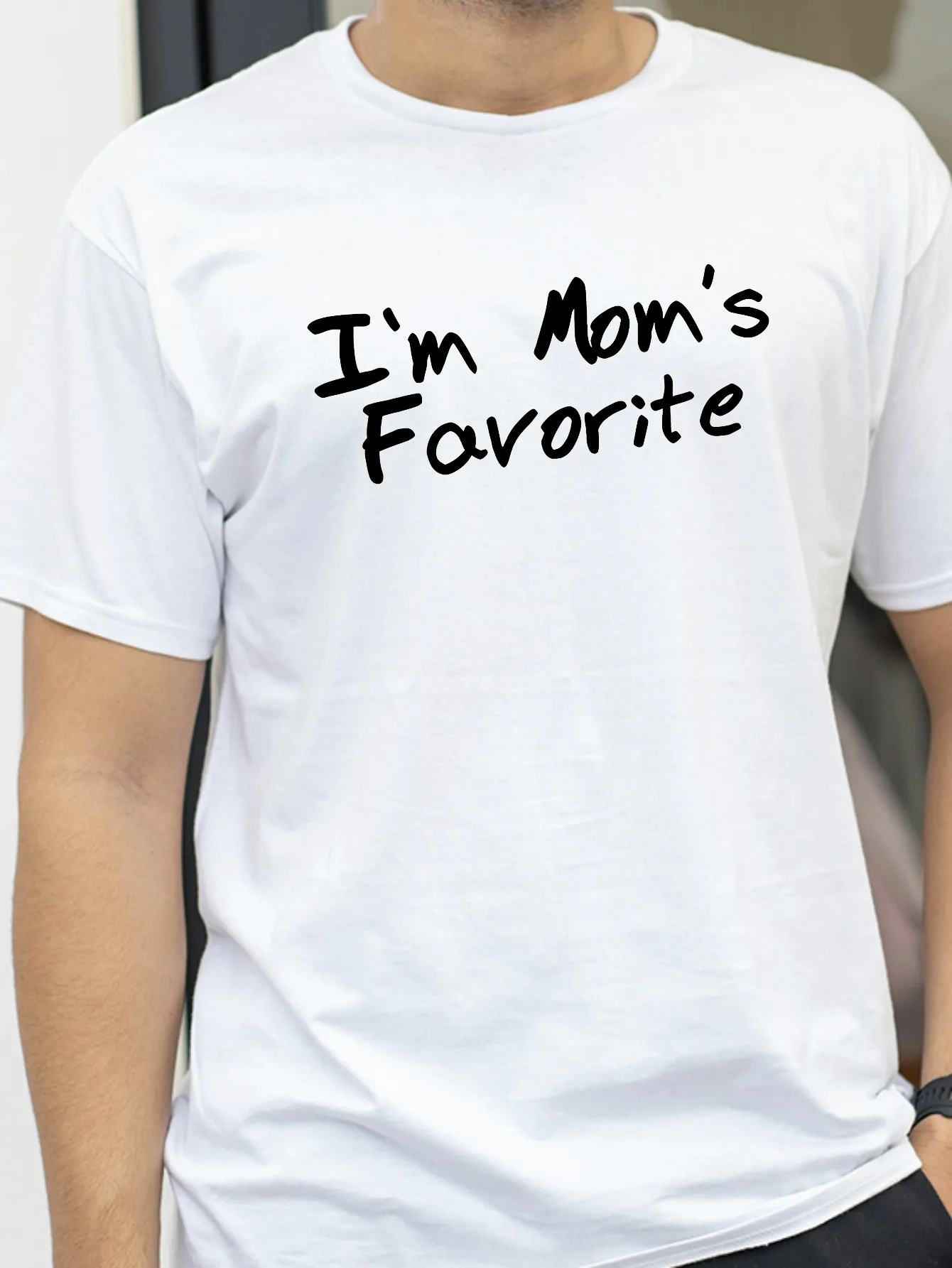 

Im Moms Favorite T Shirts Men Women Cotton Loose Tee Clothing O-Neck Breathable Short Sleeve tee Y2k Clothes
