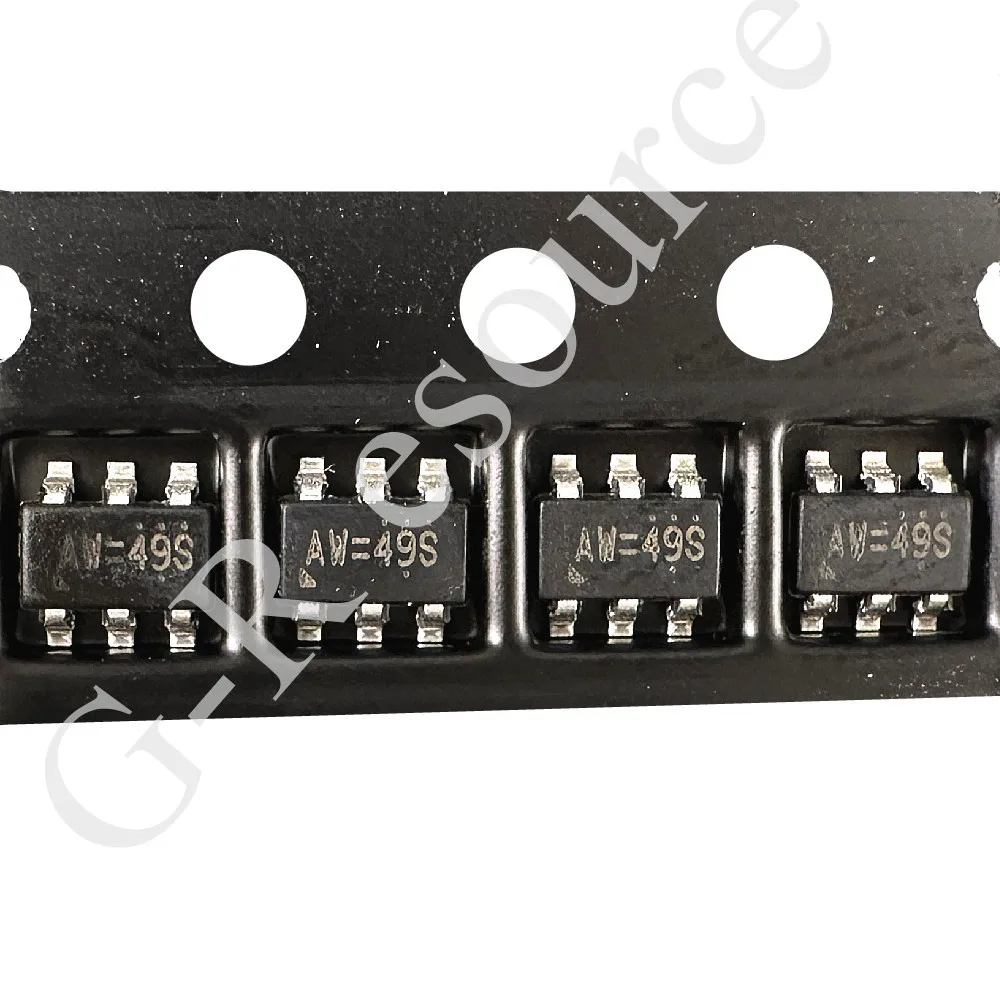 (20pcs) RT9284A-20GJ6E (Marking AW=49S AW=**) TSOT23-6 High performance constant current white LED switching regulator