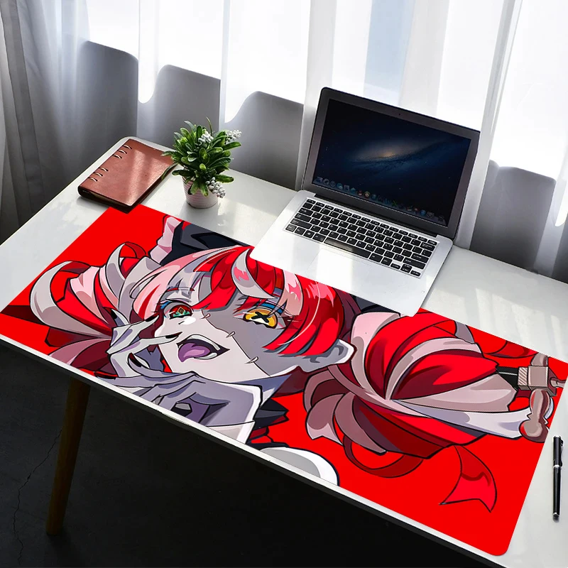 

Mouse Pad Laptop Rubber Extended Desktop Mat Computer Gamer Hololive Kureiji Ollie Mousepad PC Gaming Accessories Keyboard Pad