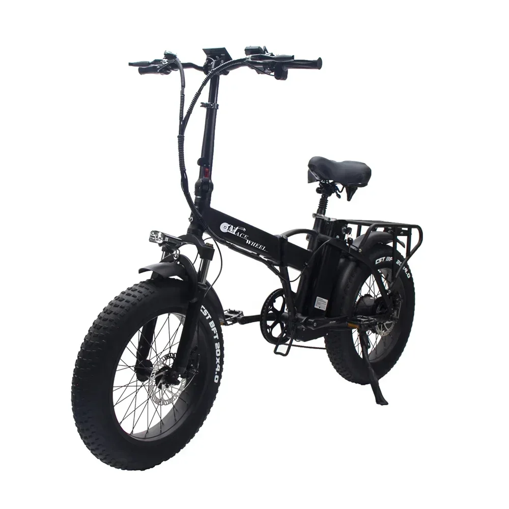 

Bicicleta Eléctrica 750W48V15Ah Top Speed 50KM/H Folding Electric Bike 100KM Battery Life 20*4.0 Inch Fat Tire Electric Bicycle