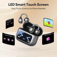 AOC ACD3521 AI OWS Translation Earphones 100+ languages Headphones Stereo Touch Display Multi Earbuds ENC High quality  M100