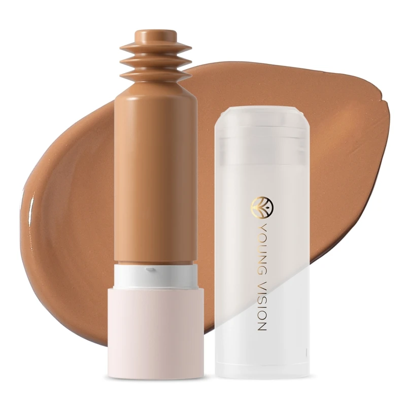 E1YE Full Coverage Makeup Base With Matte Effect Oil Control Concealer Seamless Blend Face Makeup 40ml