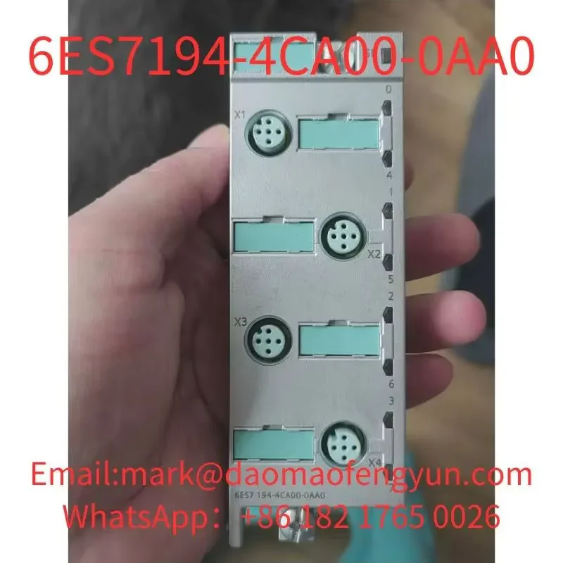 6ES7194-4CA00-0AA0 Used Tested OK In Good Condition SIMATIC DP Connection module for Digital and analog Electronic